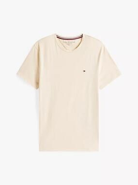 Tommy Hilfiger - Slim Fit T-Shirt - Medium - Beige Heather - NWT & PACKAGING